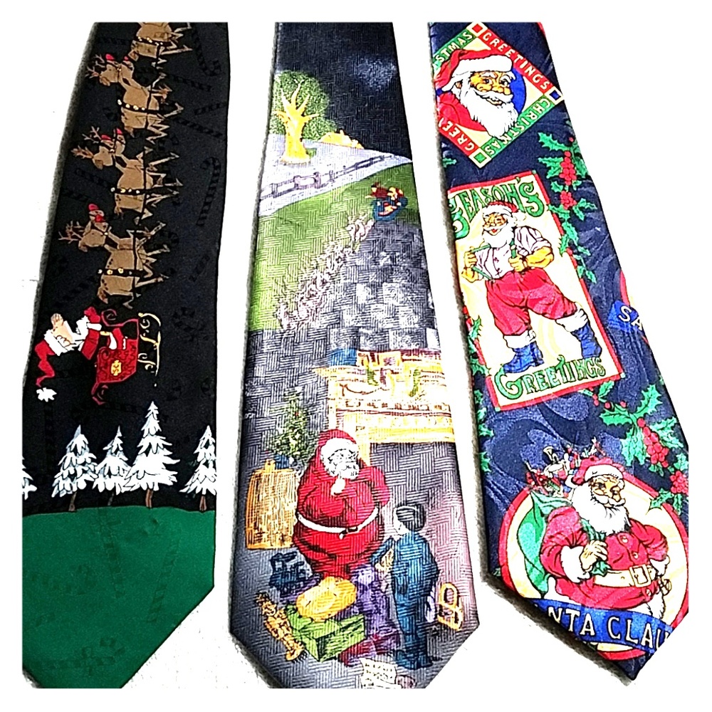 3 Christmas Fashion Ties